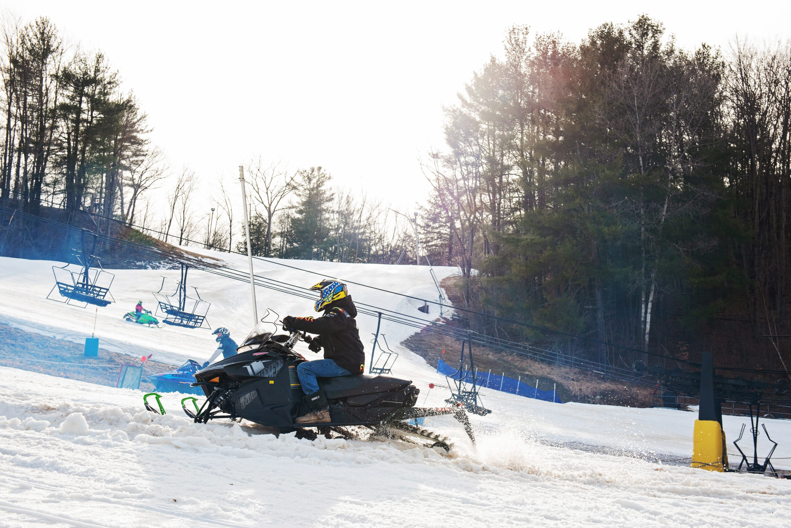 Snowmobile Hill Climb