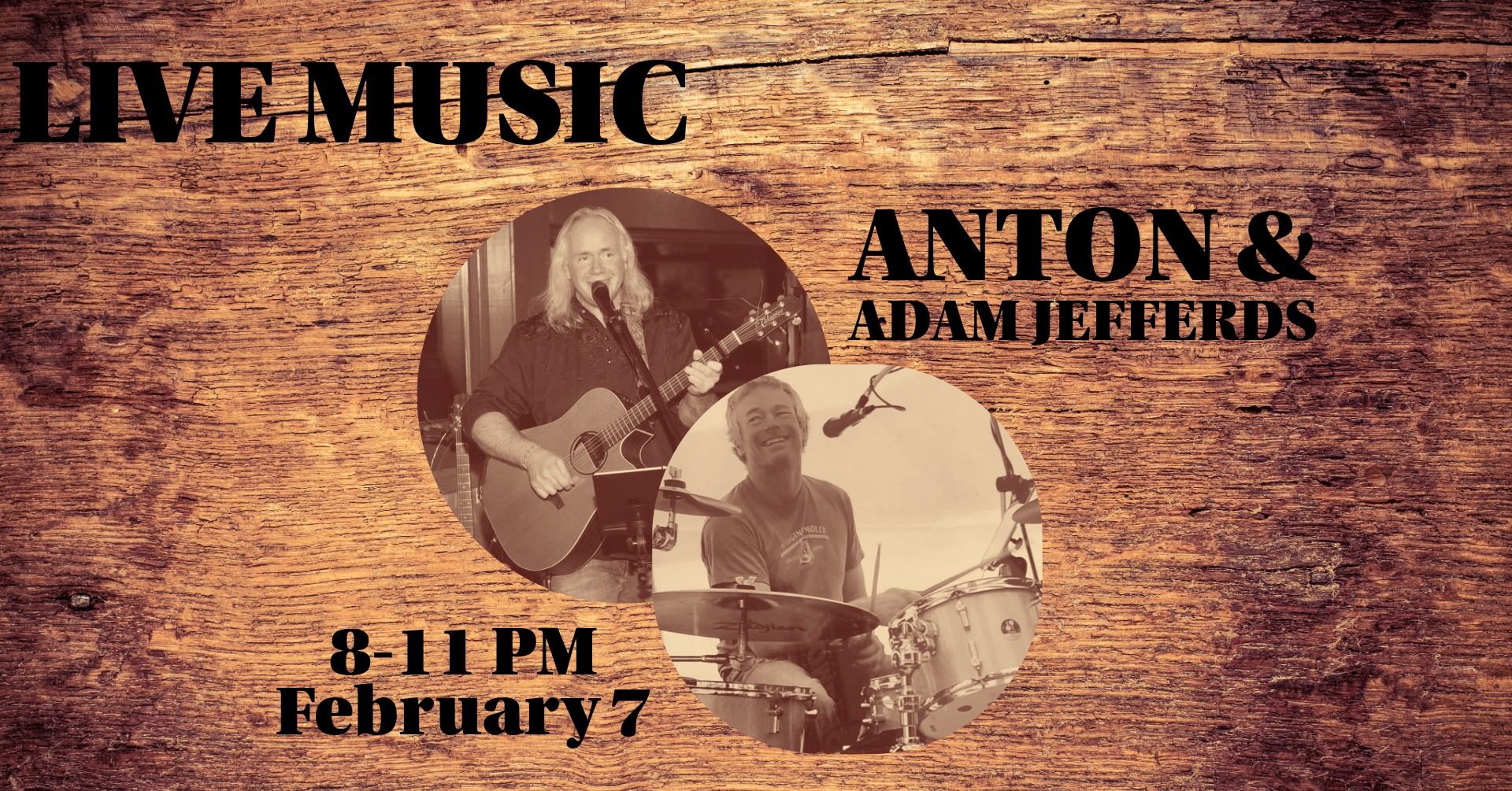 Live Music with Anton & Adam Jefferds